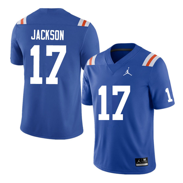 Men #17 Kahleil Jackson Florida Gators College Football Jerseys Sale-Throwback - Click Image to Close